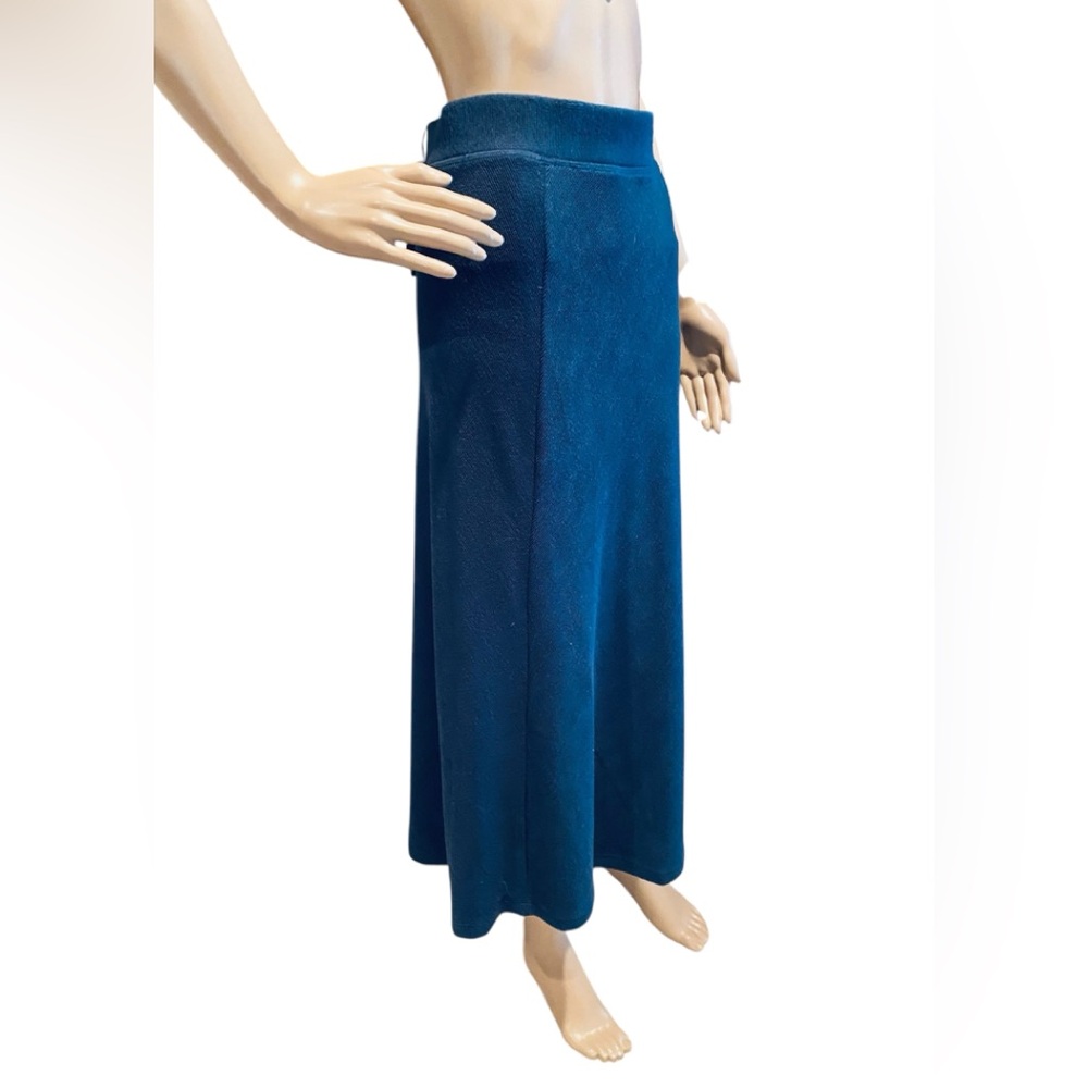 Zara Navy MIDI Skirt NWT